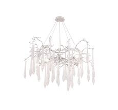 Подвесная люстра Crystallux REINA REINA SP8 D1000 SILVER PATINA_CR