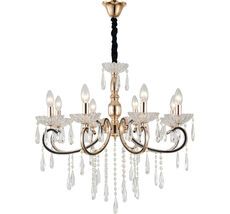 Люстра подвесная длиной 70 см Escada 2105/8P Gold_ESC