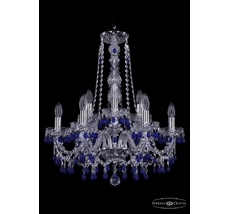 Хрустальная люстра Bohemia Ivele 1410/6+3/195/h-63 Ni V3001_BI