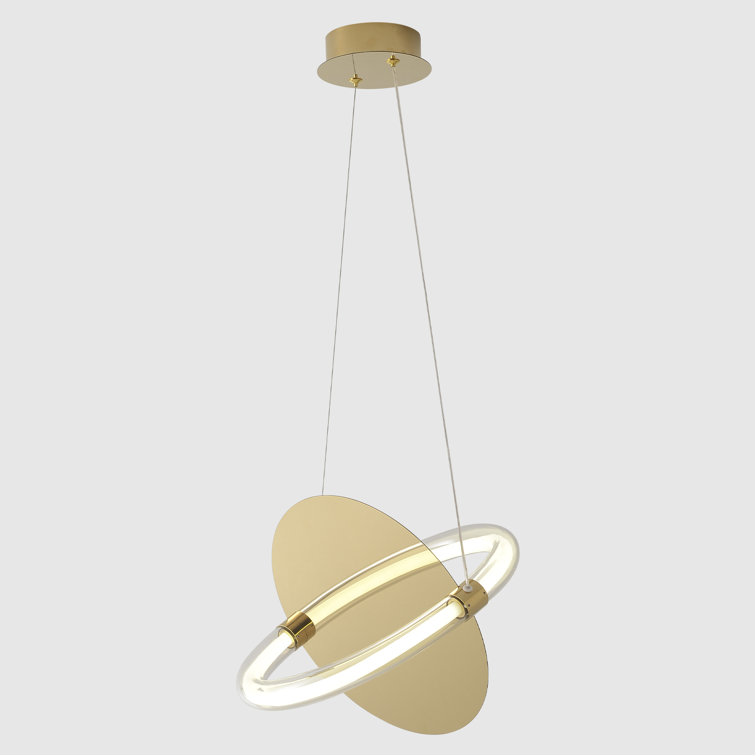 Подвесной светильник Crystal Lux NEBULA SP22W LED GOLD_CR