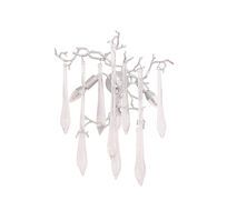 Настенный светильник Crystallux REINA REINA AP3 SILVER PATINA_CR