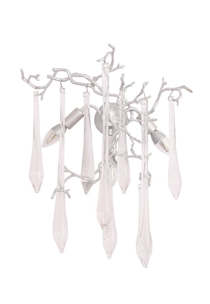 Настенный светильник Crystallux REINA REINA AP3 SILVER PATINA_CR
