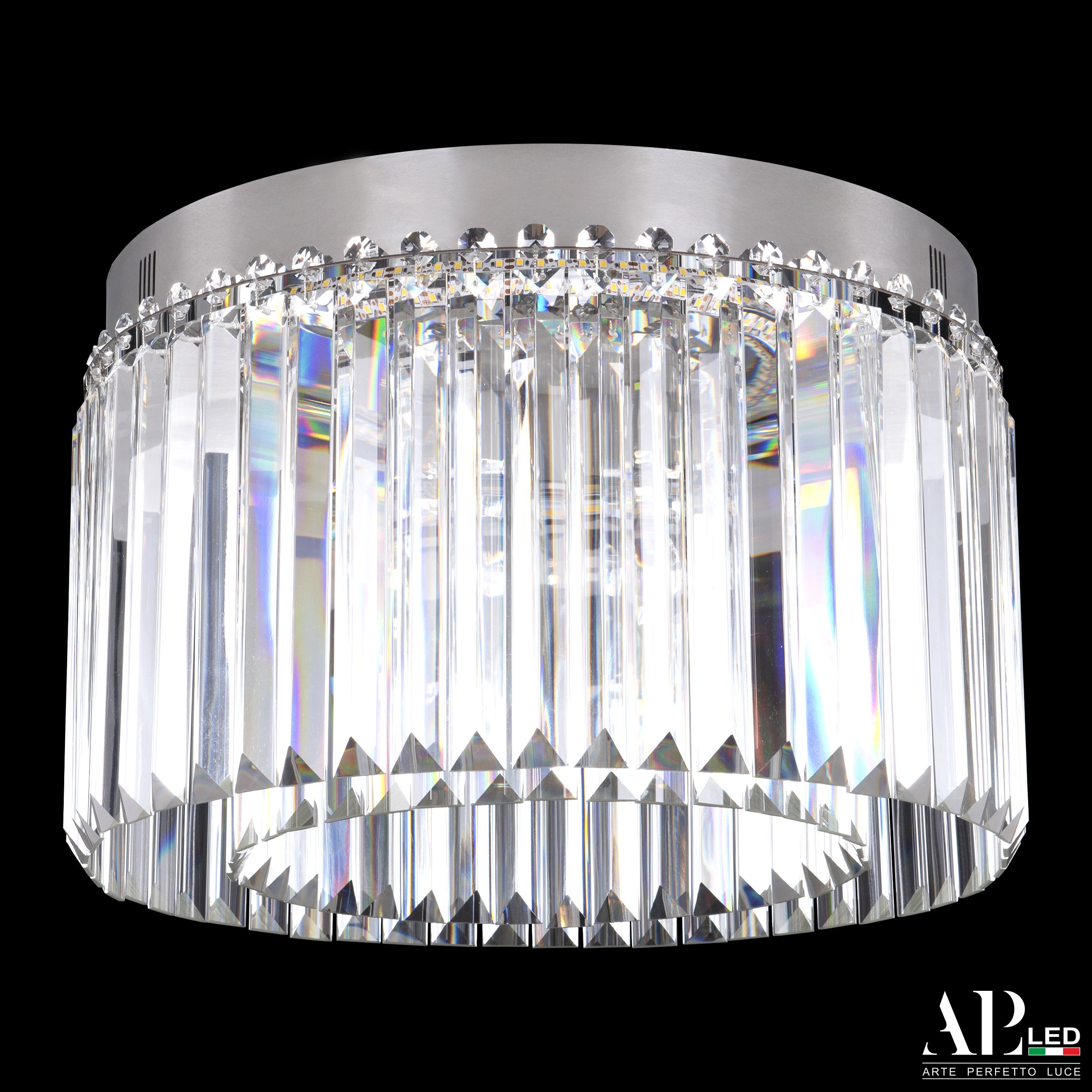 Потолочная люстра APL LED Sicilia SH09.40.A.Ni.4000.PK_BI