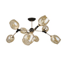 Потолочная люстра на штанге Arte Lamp SEPPIA A4211PL-8BK