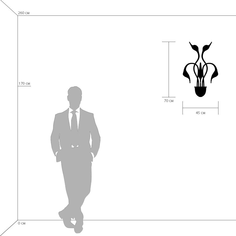 Бра LightStar CIGNO COLLO 751657_LS