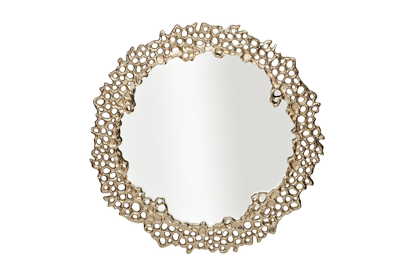 Зеркало Соты рама металлич. Garda Decor 69-218455