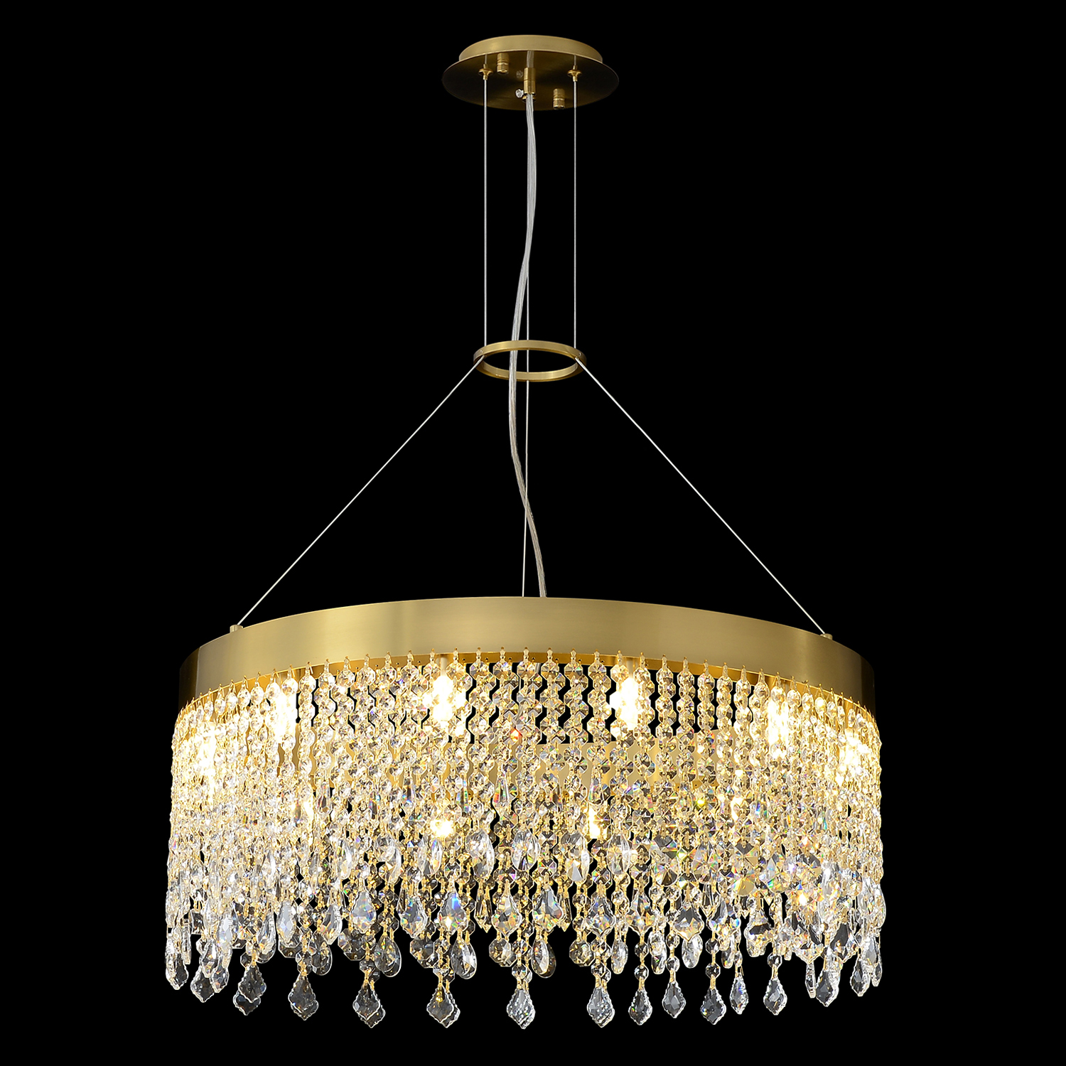 Подвесная люстра Crystal Lux AQUA SP12_CR