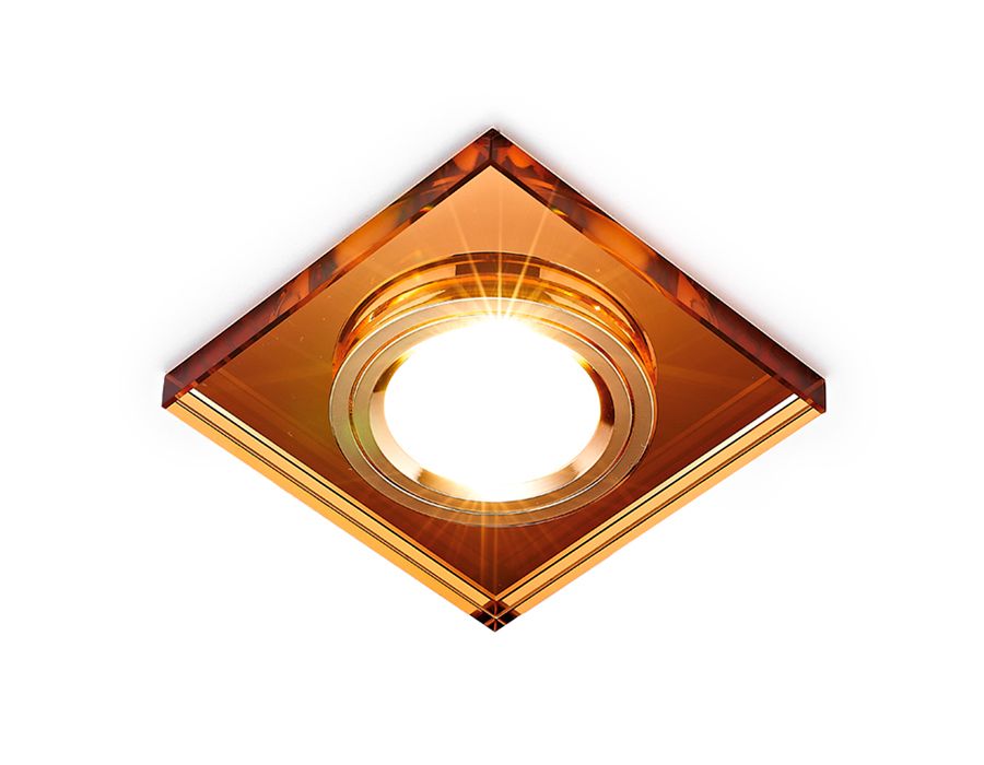 Встраиваемый светильник Ambrella light Crystal 8170 BR_AMB