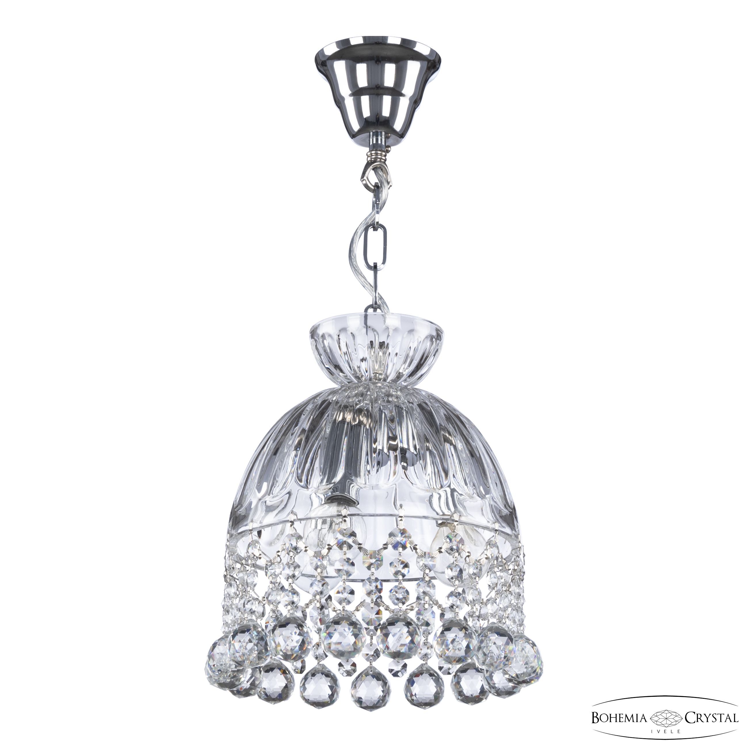 Подвесной светильник Bohemia Ivele Crystal 5478/22 Ni Clear/M-1H Balls_BI
