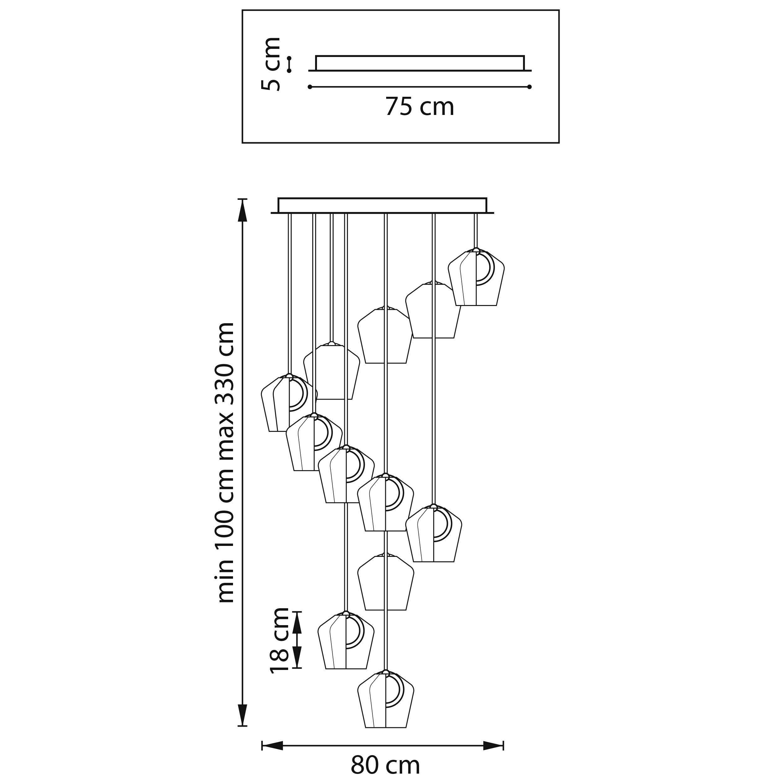 Подвесная люстра Lightstar Caramello 796229_LS