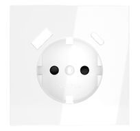 Накладка для розетки Voltum с заземлением и защитными шторками с USB A+C S70 VLS001001