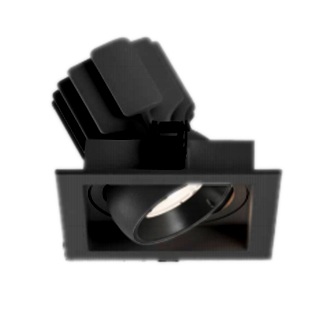 Встраиваемый светильник светодиодный MS-VORTEX-BUILT-S140x140-30W Warm3000 (BK-BK, 30 deg, 230V) ( Arlight 058369_ARL