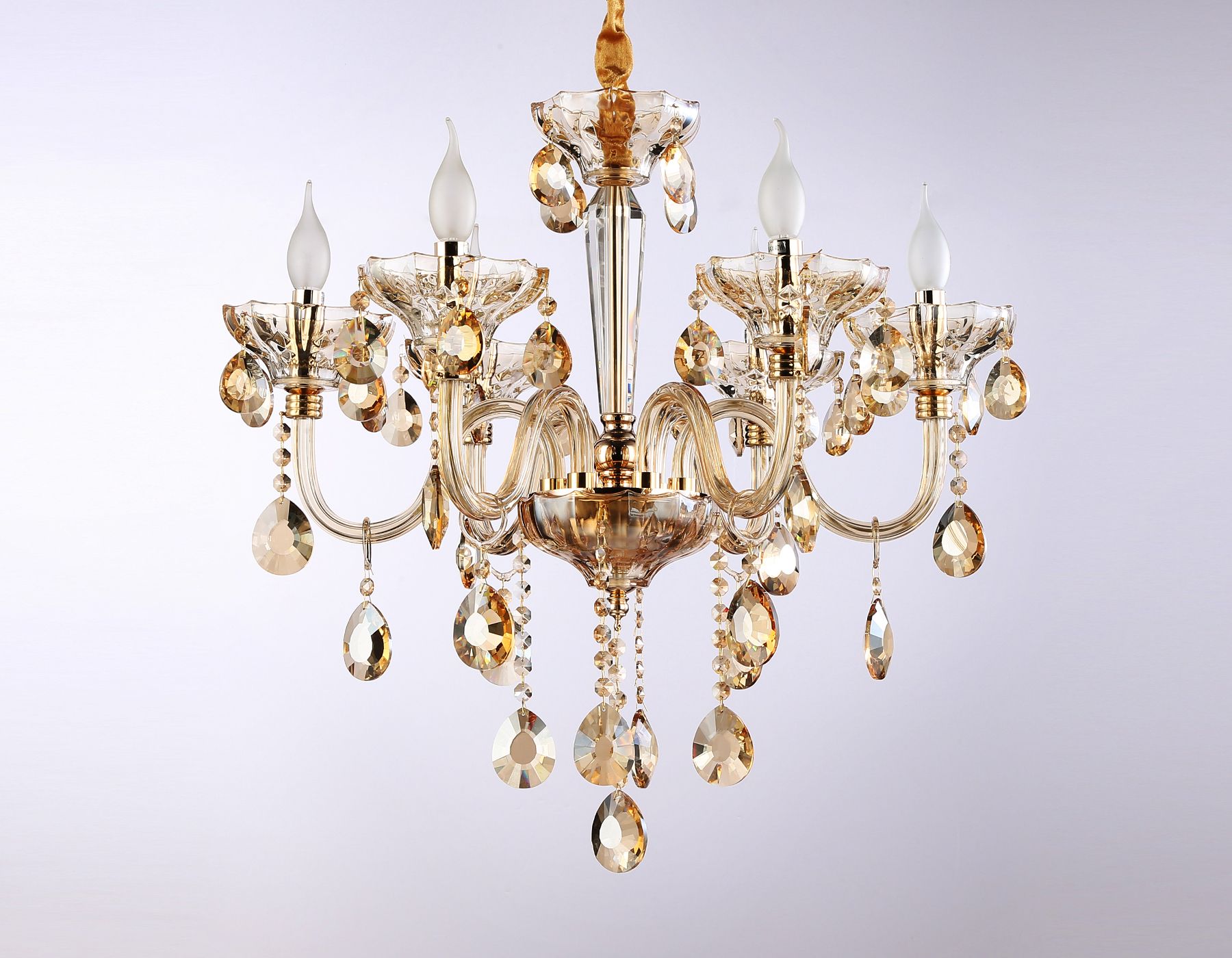 Подвесная люстра Ambrella light классическая с хрусталем Traditional TR4901_AMB