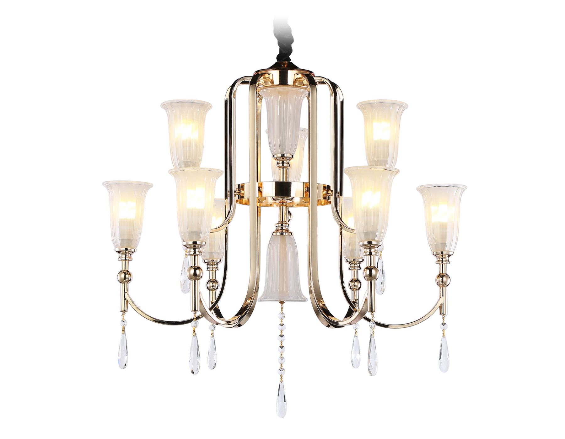 

Подвесная люстра Ambrella light с хрусталем Traditional TR3250, TR3250