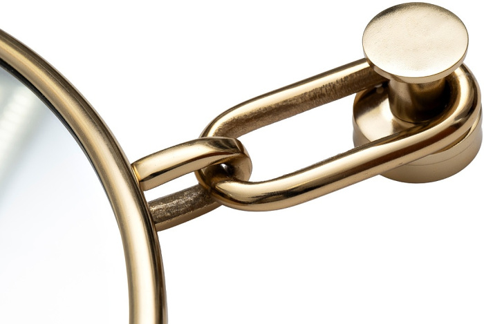 Зеркало на подвесе двойное рама Garda Decor 79MAL-9231-86G