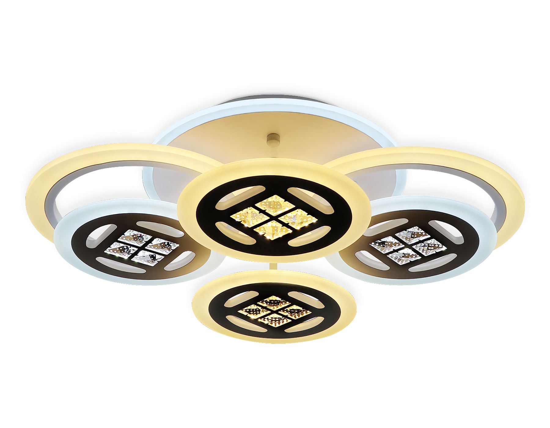 Потолочная люстра Ambrella light с пультом ACRYLICA FA2951_AMB