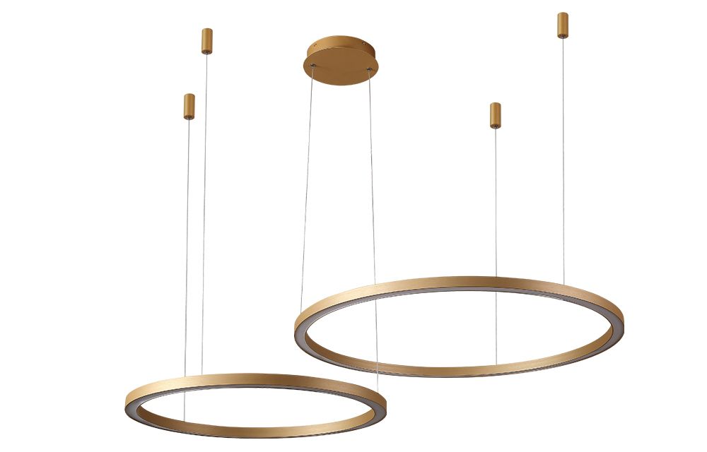 Подвесная люстра Crystallux FORTUNA FORTUNA SP123W LED D600+800 GOLD_CR