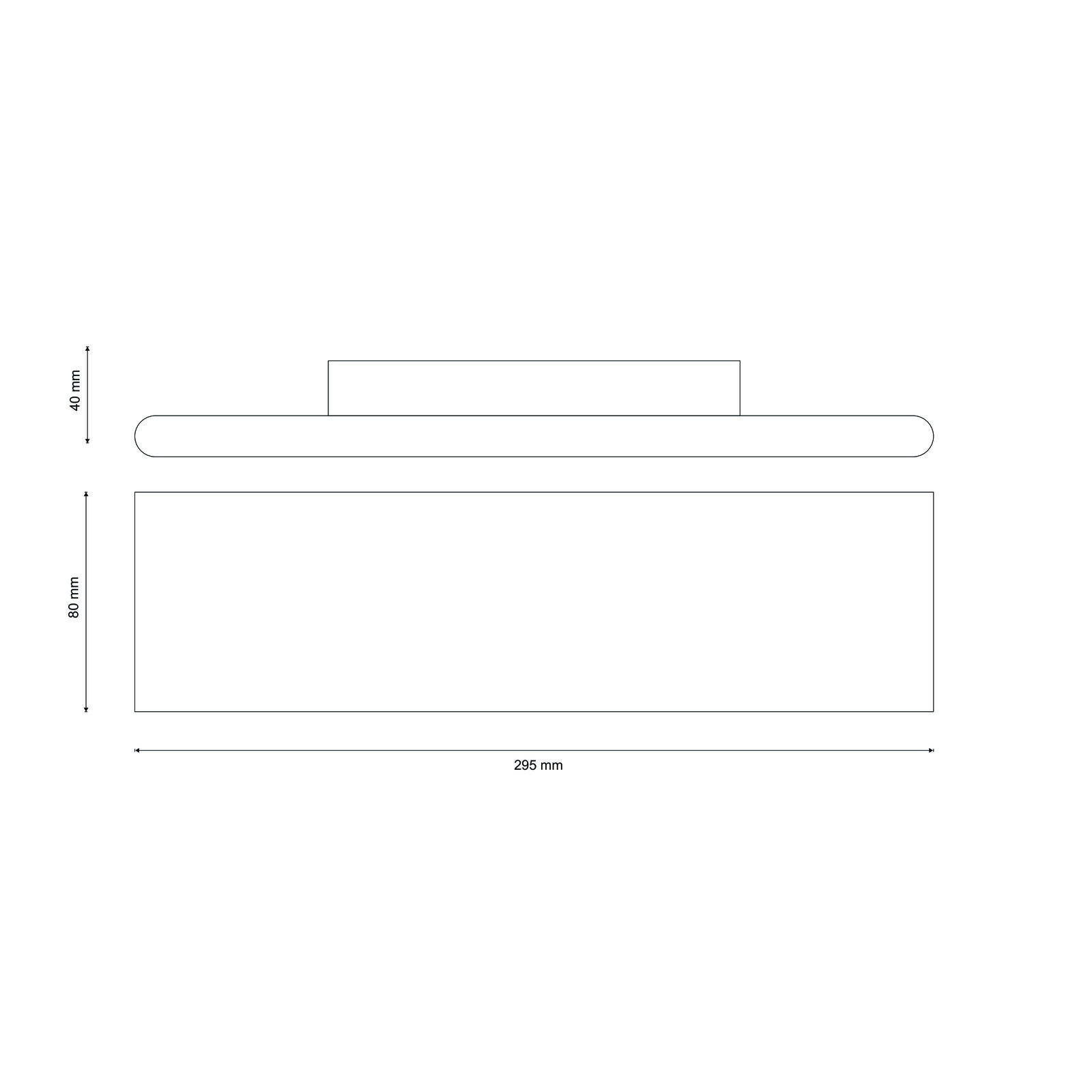 Настенный светильник Lucia Tucci AERO AERO W206 nero LED