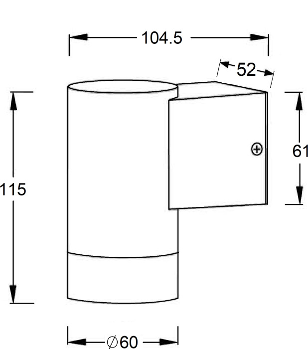 Архитектурная подсветка IP44 Oasis Light 5004-1 Bl_OL