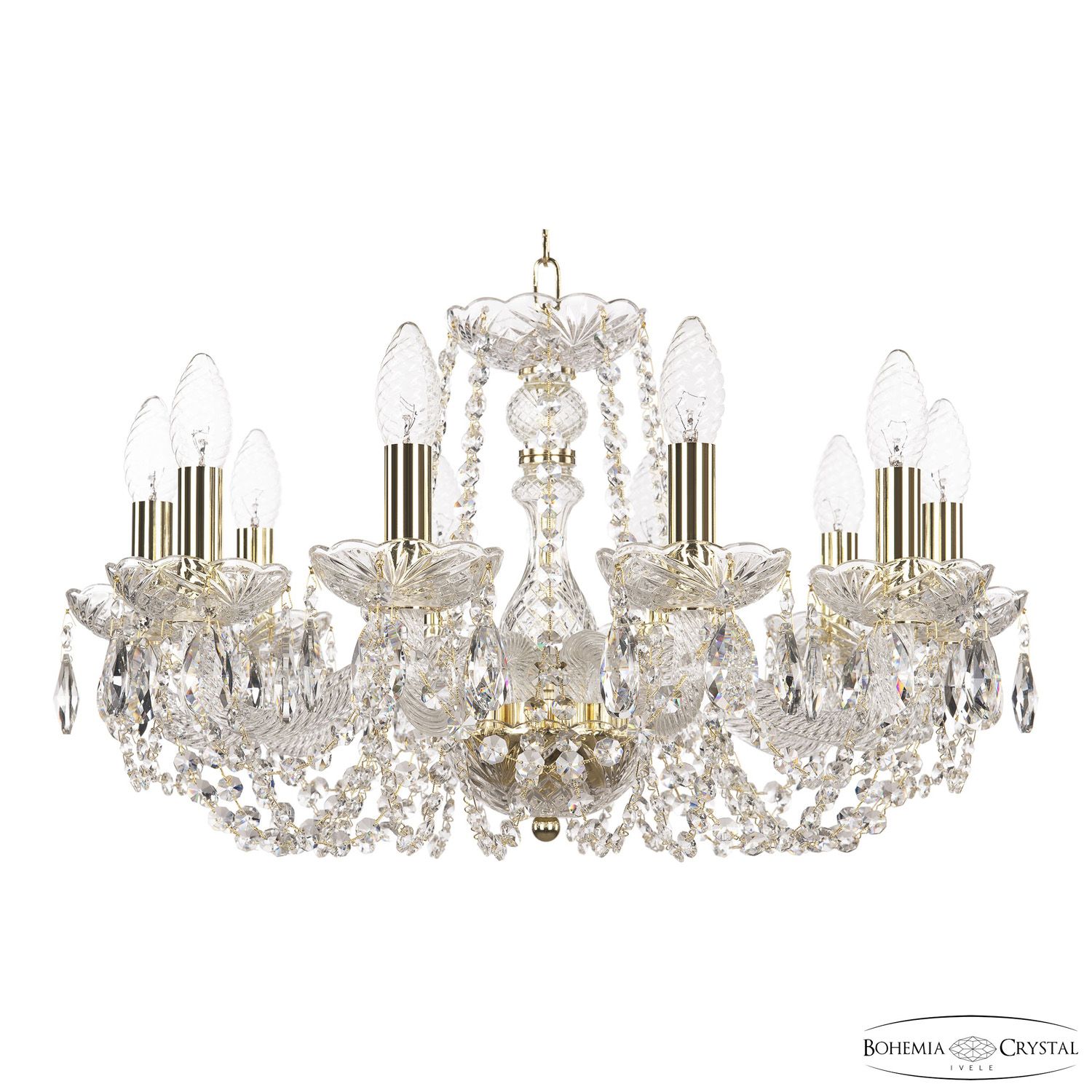Хрустальная люстра Bohemia Ivele Crystal 119/10/200 G_BI