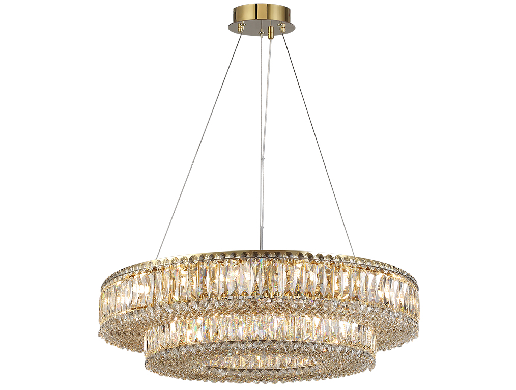 Подвесная люстра Newport 8450+28/S gold_NP