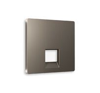 Лицевая панель для компьютерной/телефонной розетки RJ-45/RJ-11 QUANT Ambrella Volt ALFA AP6420_AMB