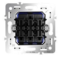 Механизм выключателя трехклавишного 10А S70 VLS0301M