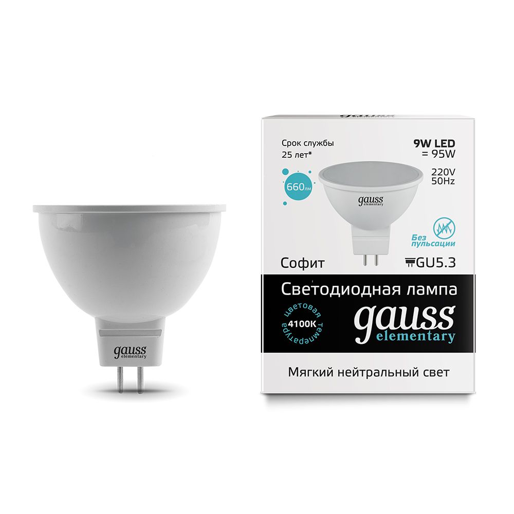 

Светодиодные лампы Gauss, 13529