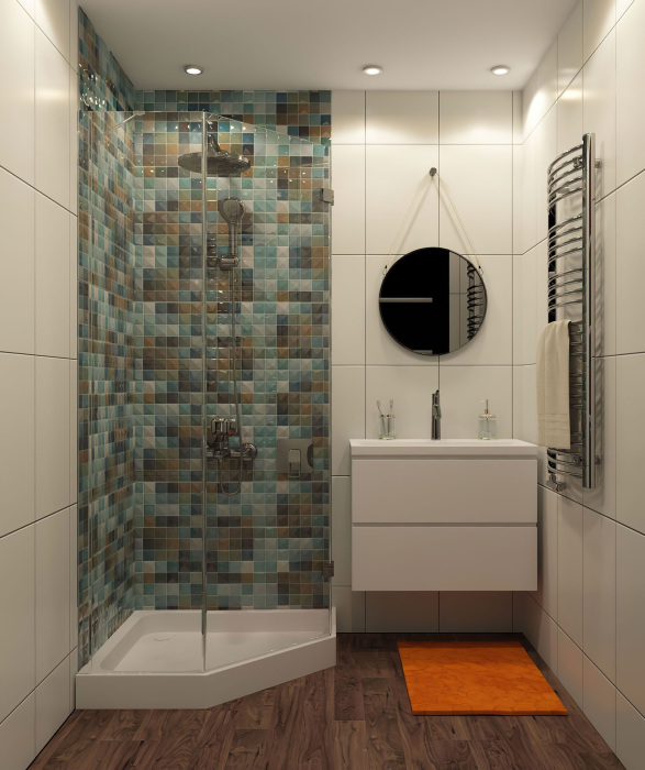 Встраиваемый светильник Denkirs влагозащитный DK3012-AL