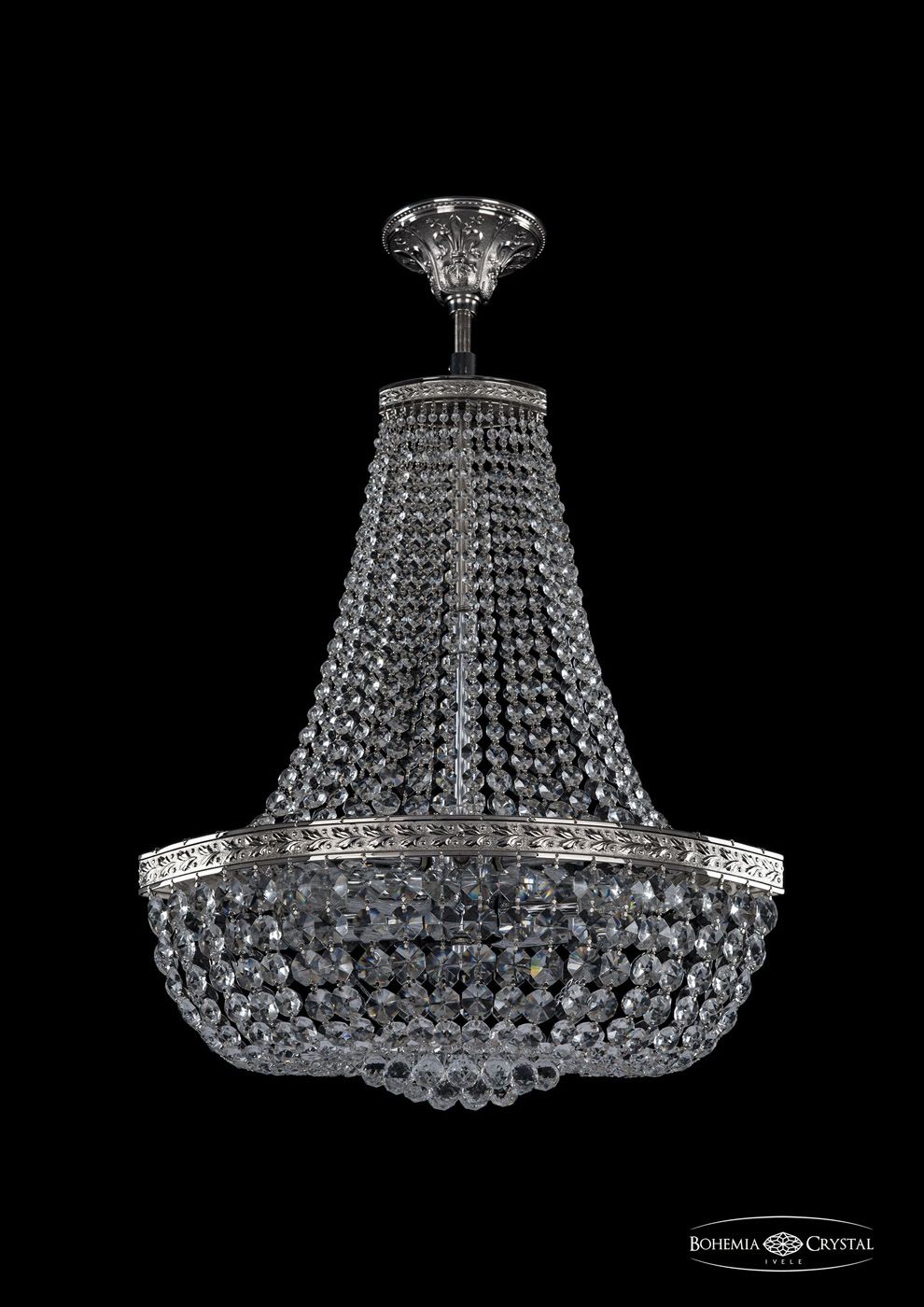 

Хрустальная люстра Bohemia Ivele 19283/H2/45IV Ni, 19283/H2/45IV Ni