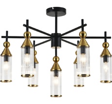 Потолочная люстра на штанге (13037/7R Black) Indigo V000528