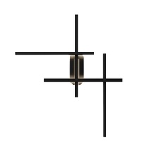 Настенный светильник Maytoni Halo MOD248WL-L24BK_MY