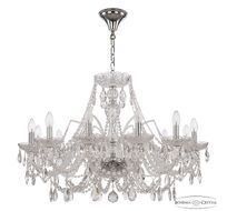 Хрустальная люстра Bohemia Ivele Crystal 105/12/300 Ni_BI