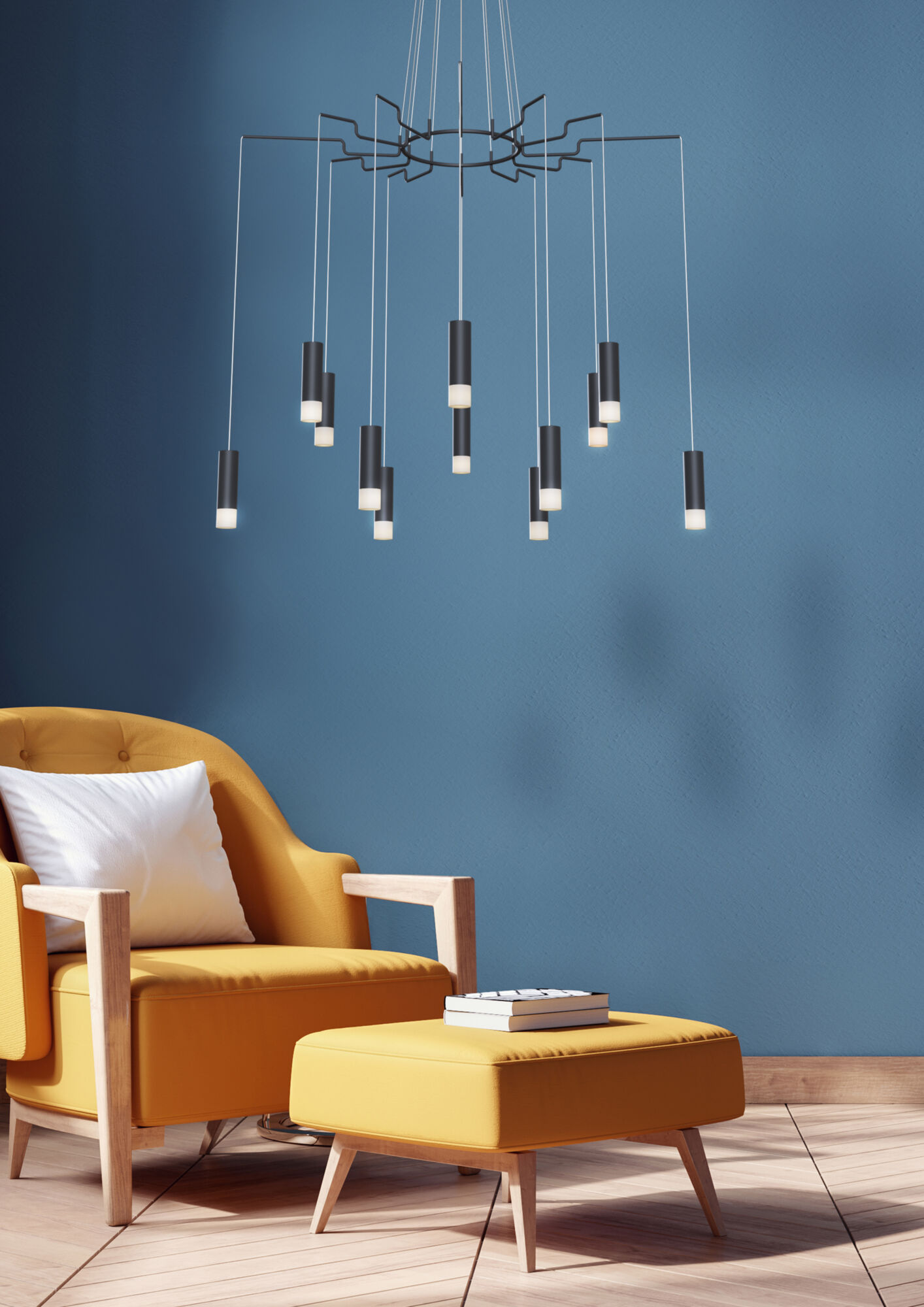 Подвесной светильник Maytoni Davida MOD035PL-12B_MY