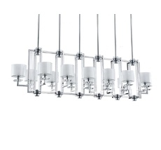Подвесная люстра NewPort 4408+6/S сhrome_NP