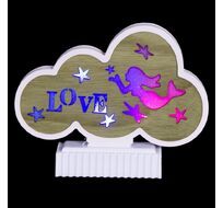 Световая фигура светодиодная на батарейках Sneha 003-F RD/BL, RD/GN_SN