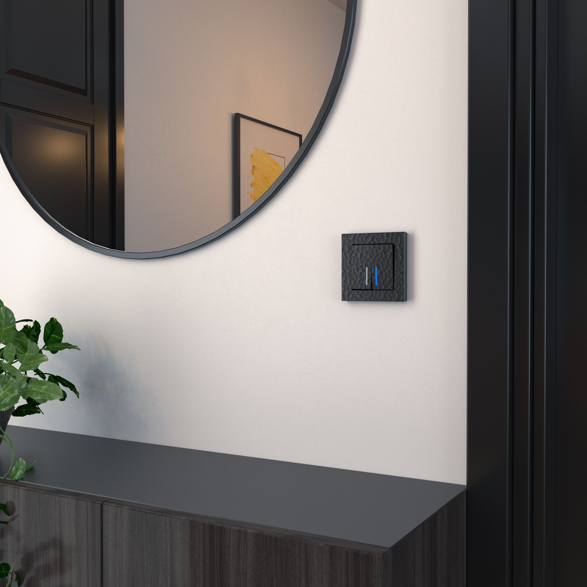 Рамка на 1 пост (черный) Hummer a052513_WR