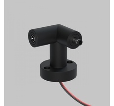 L - соединитель (R) настенно-потолочный монтаж 24В с проводом Imex IL.0060.4006-W-BK_IM