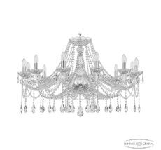 Хрустальная люстра Bohemia Ivele Crystal 107/12/360 Ni_BI