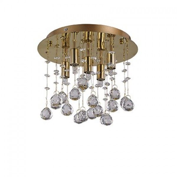 Потолочный светильник Ideallux MOONLIGHT PL5 ORO_IL
