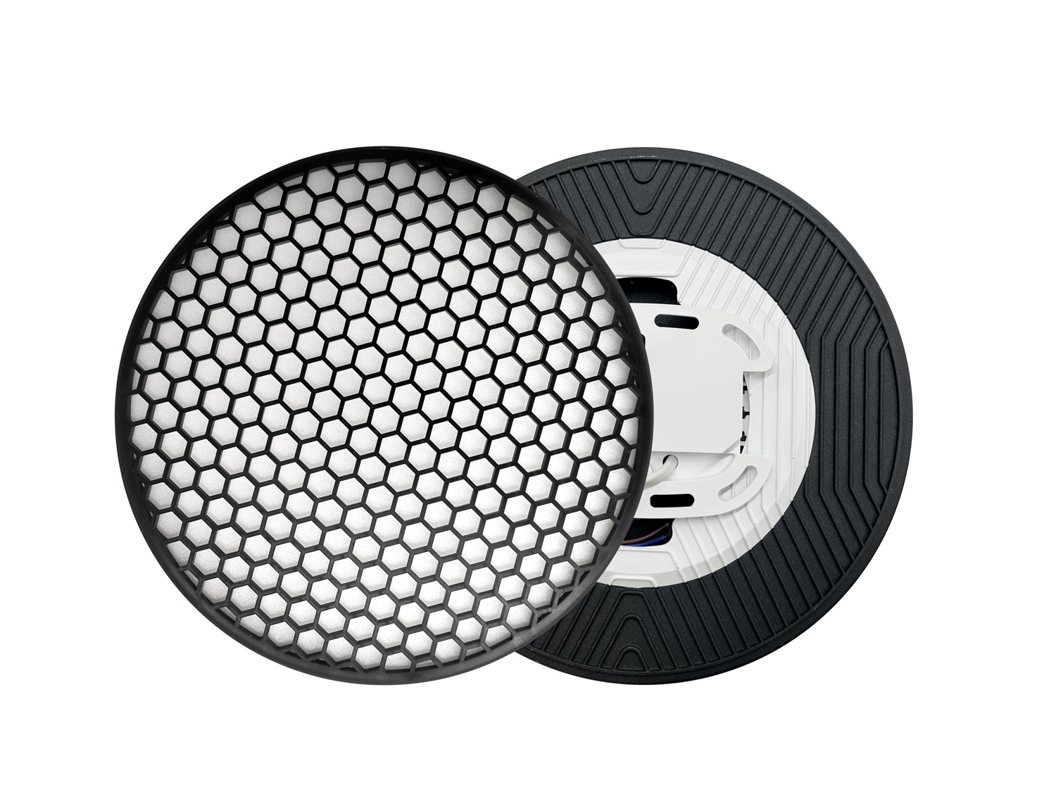 Потолочный светильник iLedex Mercury 5555-24W-D160-3/4/6K-BK+WH_IX