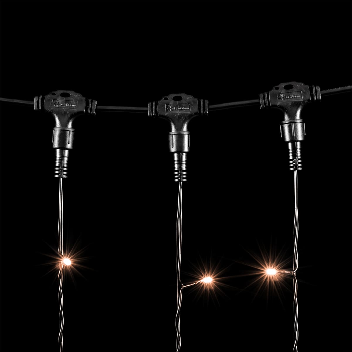 Гирлянда LTC Занавес 2 x 3 м Экстра Тепло-Белый 220В, 600 LED PCL602-11-2EWW