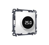 Комплект механизма терморегулятора теплого пола с цифровым дисплеем с подсветкой 16A-250V ALFA QUANT (AP1058, VM1385) Ambrella Volt MA105810_AMB