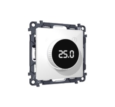 Комплект механизма терморегулятора теплого пола с цифровым дисплеем с подсветкой 16A-250V ALFA QUANT (AP1058, VM1385) Ambrella Volt MA105810_AMB