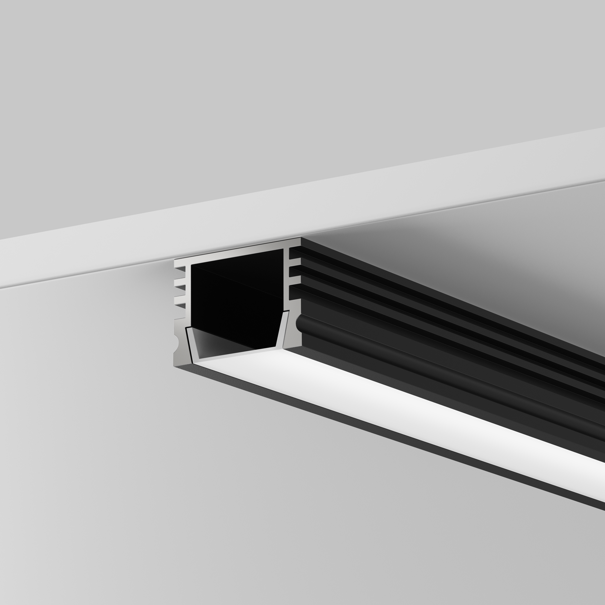 Алюминиевый профиль накладной 16x12 (2 м) Алюминиевый профиль накладной 16x12 (2 м) 631005_MY