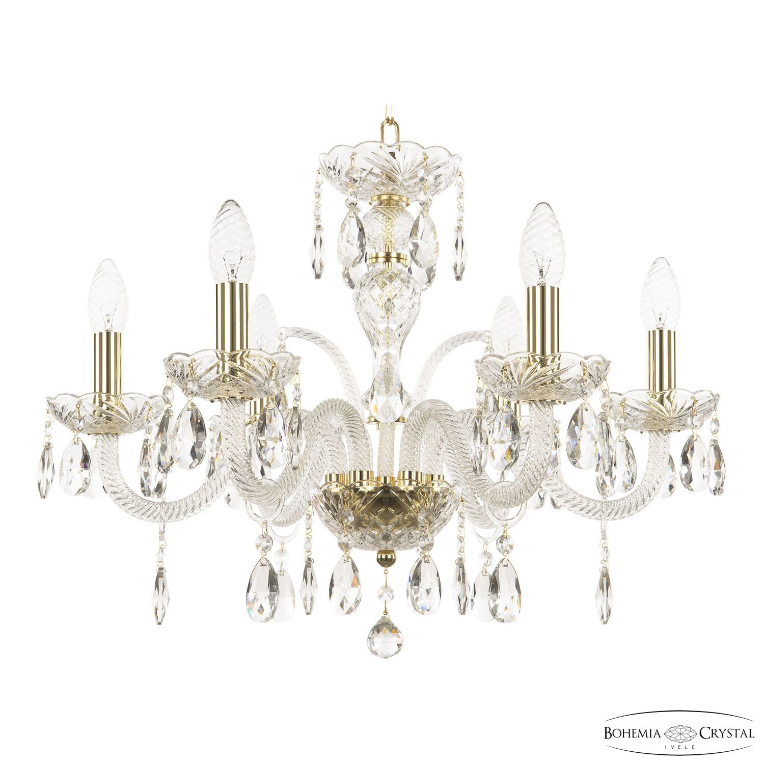 Хрустальная люстра Bohemia Ivele Crystal 118/6/195 G_BI