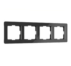 Рамка из акрила на 4 поста Acrylic черный Werkel Acrylic a062133_WR