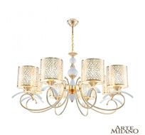 Подвесная люстра Arte Milano Florentina 309787/8 Wh/Gd