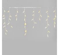 Гирлянда Бахрома с Колпачком 3,1 x 0,5 м Шампань, 120 LED, Провод Прозрачный ПВХ, IP65 LTC PIL120CAP-10-2CH