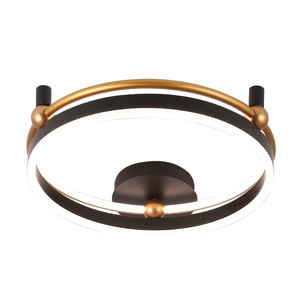 Светильник потолочный Crystallux FERNANDO FERNANDO PL48W LED BLACK/GOLD_CR